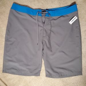 Old Navy Grey & Blue Swimming Trunks